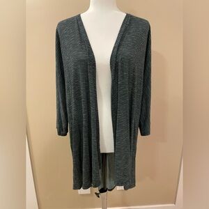 LuLaRoe Striped Cardigan sz L
